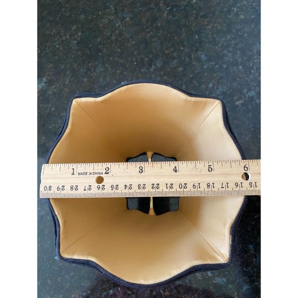 Chandelier Lamp Shades, Black, 4 Sided, Clip On (Qty. 4) - Picture 5 of 9